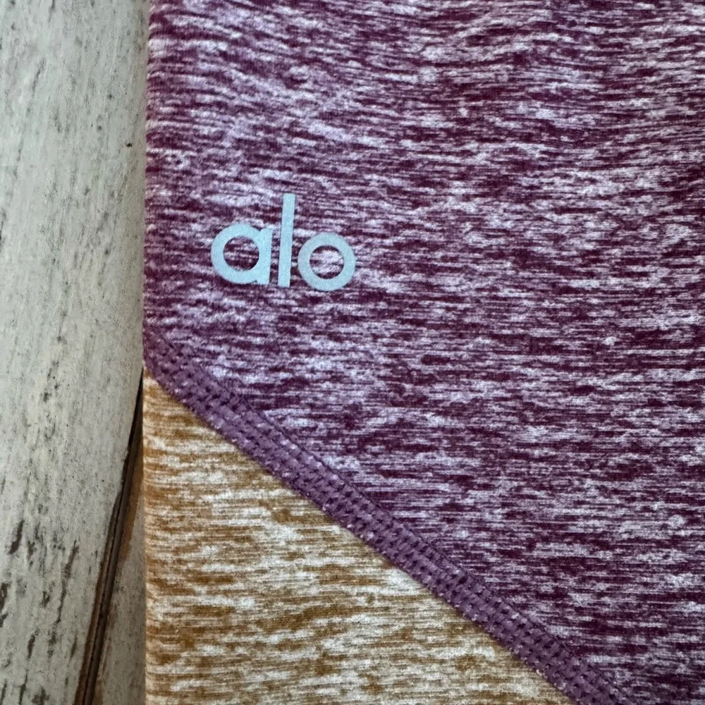 ALO Yoga AloSoft Sheila Legging Dragonfruit Heather/Carmel - Picture 9 of 13